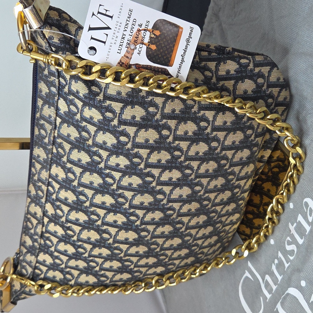 Dior Vintgae 1970s Trotter shoulder bag Rare Iconic style not often seen - Picture 3 of 17